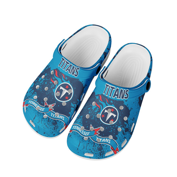 Women's Tennessee Titans Bayaband Clog Shoes 001 Women's Tennessee Titans Bayaband Clog Shoes 001